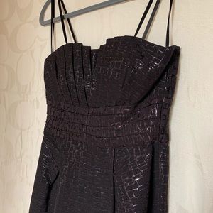 Strapless Black Max and Cleo Dress